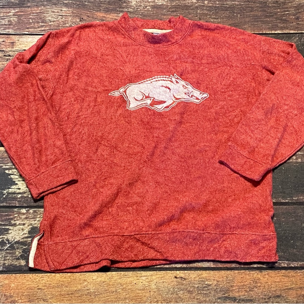 EUC Women’s Arkansas Razorbacks Sweatshirt by Bottom Drawers Size XL